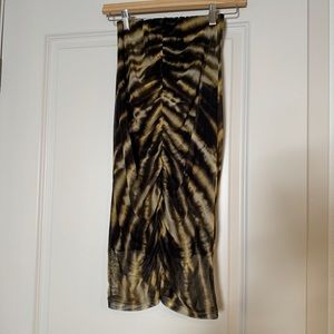 Mango Mesh Midi Skirt